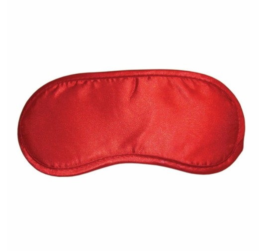 Maska na oczy - S&M Satin Blindfold Red